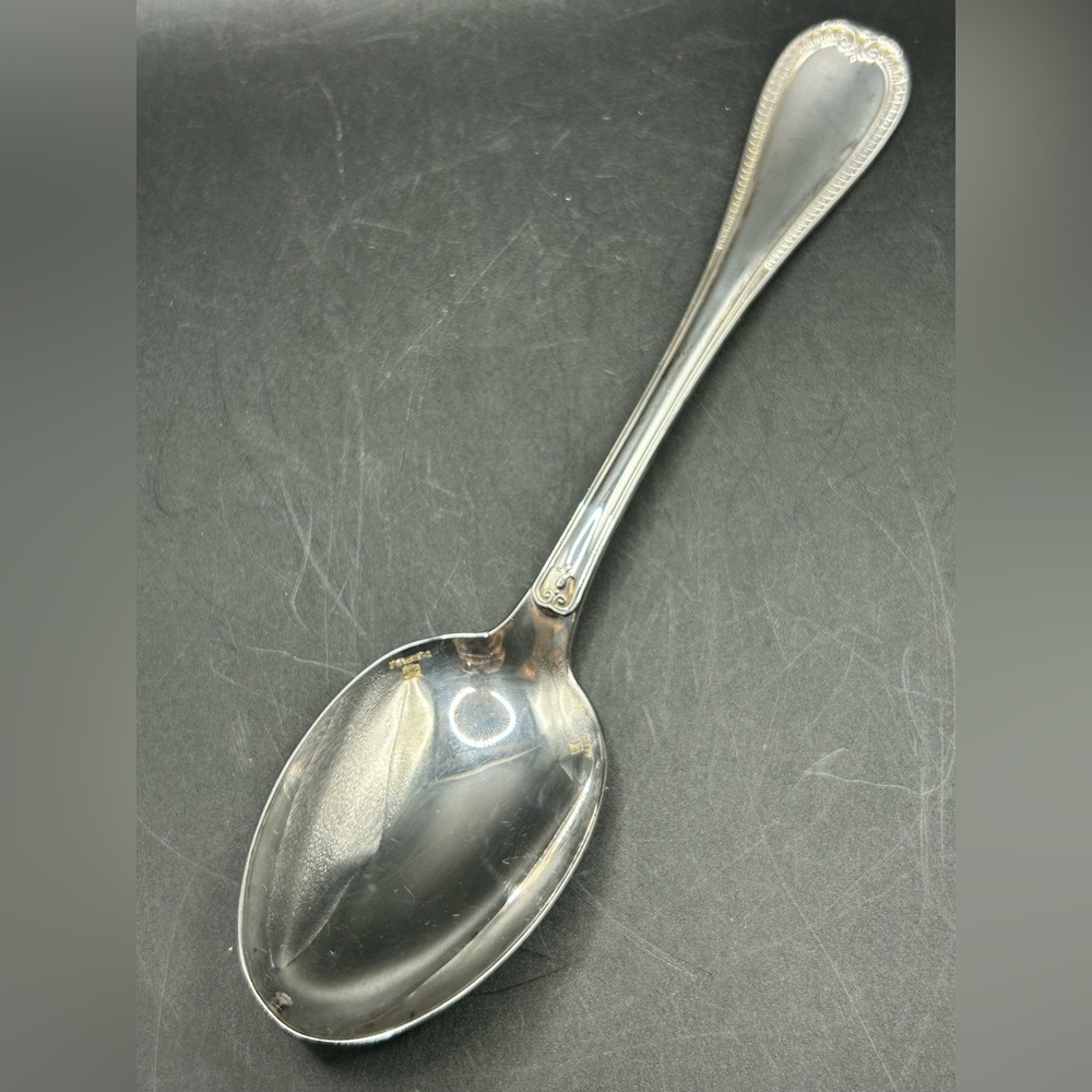 Christofle France Malmaison Vintage Silver Plated Spoon, French Flatware
